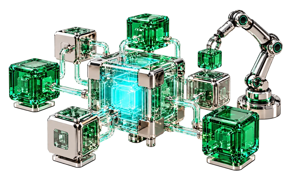 Mecha AI Platform’s modular system artwork